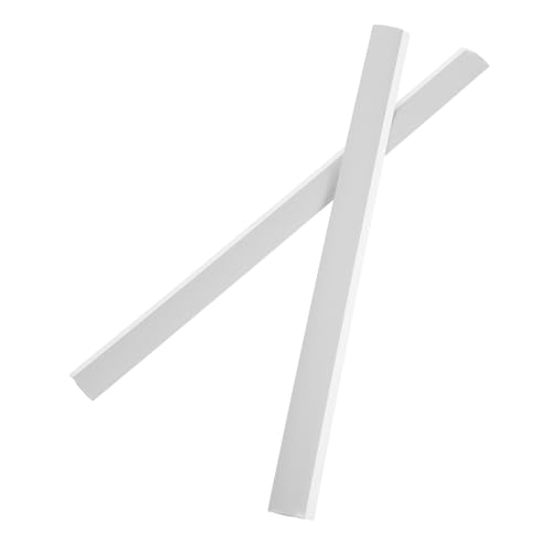 Toyvian 2個 プラスチック製ダストパンエッジインサートストリップ 耐久性掃除用具補修用 縁押さえ付きゴミシャベル用 コーナー清掃に