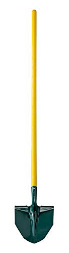 Leborgne - Pelle Batipro - Manche Droit Compositube en Fibres de Verre, 135 cm - Tête en Acier au Carbone Trempé et Revenu - Idéale pour Travaux de Terrassement et du Bâtiment