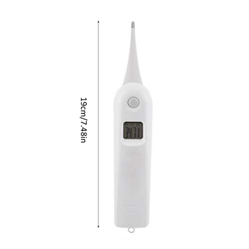 AUNMAS Haustier-Thermometer, Elektronisches Tierthermometer Tierarzt-Thermometer Zur Genauen Fiebererkennung für Katzen/Hunde