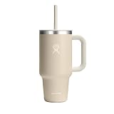 Hydro Flask ハイドロフラスク ステンレス タンブラー All Around Travel Tumbler オール アラウンド トラベル タンブラー 32oz/946ml Oat Beige 保温 保冷 持ち手 大容量 (日本正規品)