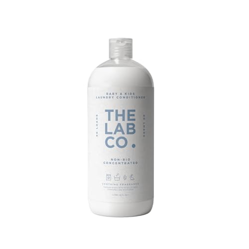 The Lab Co. Soothing Fabric Conditioner & Laundry Softener | Non-Bio, Ultra-Concentrated, 40 Washes | Linen, Chamomile & White Rose Scent | 1 Litre, Vegan & Biodegradable