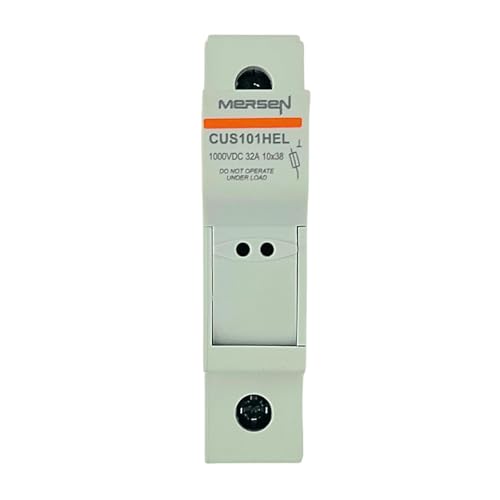 Image of 32A DC Fuse Holder with Pre-Installed DC Fuse (15A / 16A / 20A / 30A) - Sibass or Mersen Fuse - Overcurrent Protection for Solar Panels, Inverters & DCDB Systems (Mersen /30, Amps)