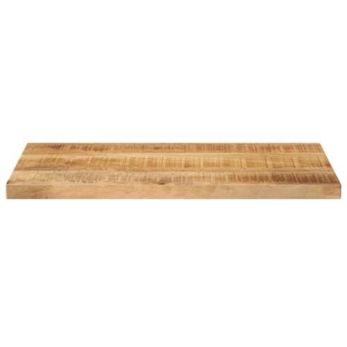 Plateau de table en mangue 50x20 cm brut pour bureau et cuisine - 6