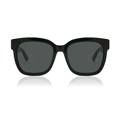 Preisvergleich Produktbild Gucci Damen Sonnenbrille, schwarz / grau