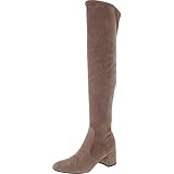 NINE WEST Womens Felipe Almond Toe Tall Over-The-Knee Boots Gray 9 Medium (B,M)