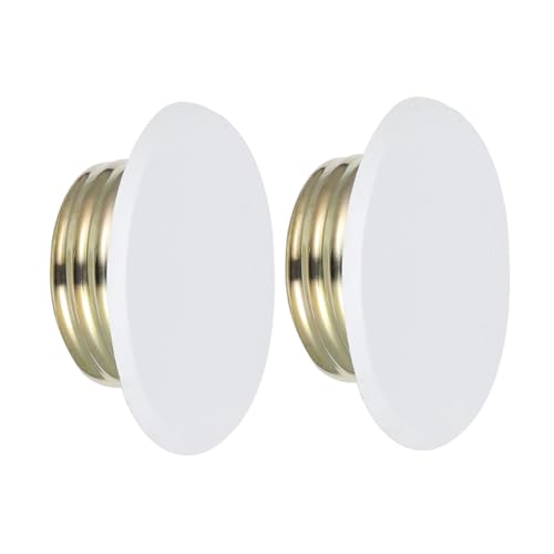 HOMSFOU 2 Cabezales De Rociadores contra Incendios Tapa De Rociador Herramienta para Cabezal De Rociador Tapones para Tornillos Cubierta Decorativa para Agujeros De Pared Cabezales