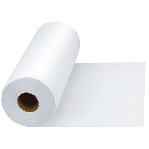 Plantional Medium Weight White Iron-On Non-Woven Fusible Interfacing: 11.6" X 30Yd Medium Weight Non-Woven Interfacing Iron On Polyester Single-Sided Interfacing For Diy Crafts Supplies #TOP18