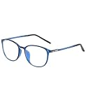 Material:PC+ metal newrong Lunettes Anti-bleu Portable Ordianateur unisexe Mode Unisexe Bleu-1 Taille Unique