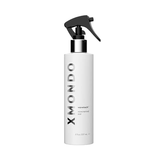 XMONDO Hair Wavetech Wave Revival Mist | Vegan Formula with Pro-Vitamin B5 and Essential Nutrients for Glowing Frizz Free Waves, 8 Fl Oz 1-Pack