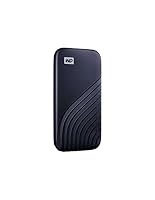WD My Passport SSD 1 TB mobiler SSD Speicher (NVMe-Technologie, USB-C und USB 3.2 Gen-2 kompatibel, Lesen 1050 MB/s, Schreiben 1000 MB/s) Mitternachtsblau – Ansicht 6