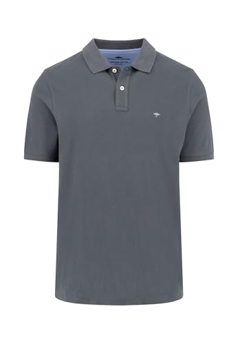 FYNCH-HATTON Poloshirt aus Premium Baumwolle Asphalt / 4XL – Ansicht 1
