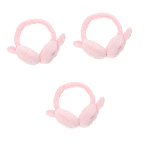 Earmuff infantil de conejo de peluche evita orejas congeladas y dolor por viento invernal
