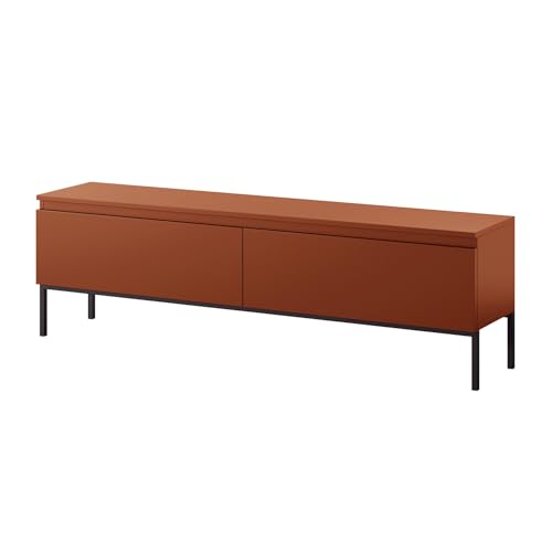 Selsey BEMMI - Meuble TV - 150 cm - Rouge Brique