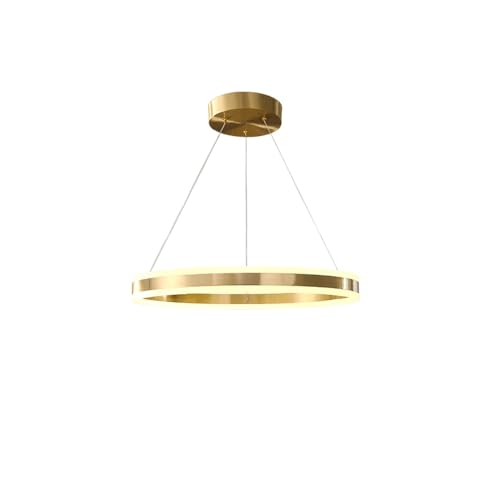 Lampe suspendue salon ronde moderne 40cm suspension cuisine îlot scandinave