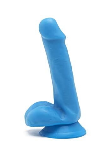 ToyJoy Happy Dicks Dildo 6 In W.Balls 10180 Bleu