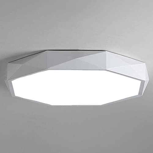 Plafonnier LED Macaron JCAKES blanc pour illuminer en douceur la chambre d'enfants