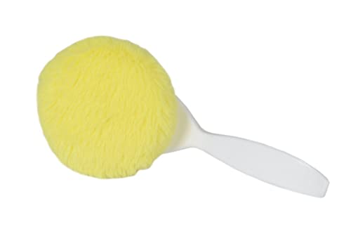 Image of The ChipmunK Store's Makeup Powder puff Combo with handle (Yellow, Peach)