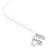 Warmhm Soporte De Campana De Cuna Soporte Móvil De Cuna Brazo Móvil Brazo para Cuna Soporte De Campana De Cama Soporte De Plástico Dosel Blanco Bebé Campana De Cuna Desmontable Soporte