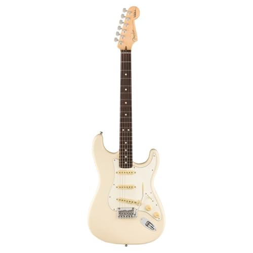 Fender Jeff Beck Stratocaster Electric Guitar, Rosewood Fingerboard - Olympic White