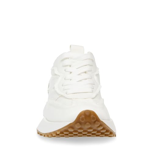 Steve Madden Steve Madden Women's Campo Sneaker, White, 6