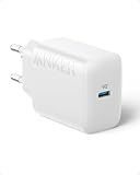 Anker 20W USB C Ladegerät, Anker Schnellladegerät, USB C Ladegerät für iPhone 16/15 / 14/13 Serie/iPad Pro, iPad Air 5/4, iPad mini 6 und weitere (ohne Kabel)