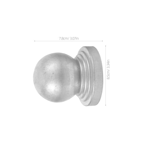 Chapeaux de poteau en métal galvanisé LIFKOME pour clôture de jardin x4