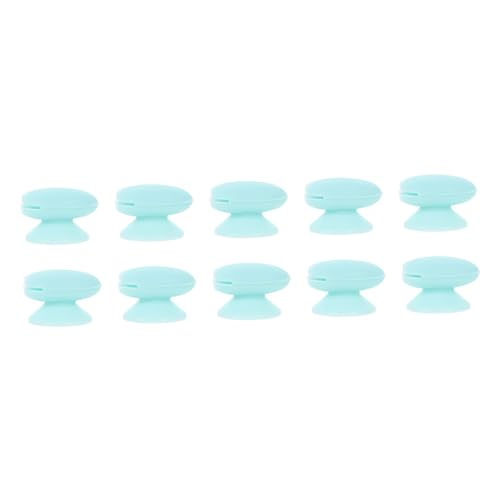 FRCOLOR 10pcs Silicone Lip Brush Covers Anti Lost Lip Brush Protectors for Makeup Dustproof Applicator Cover Color for Lip Mask Brushes