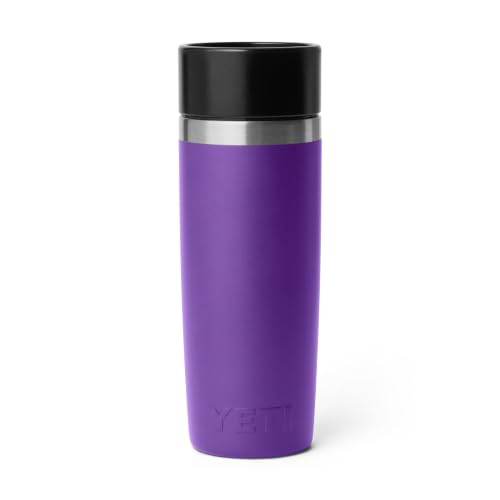 Image of YETI Rambler 16 oz Travel Bottle, Stainless Steel, Vacuum Insulated with Leakproof Commuter Cap, Pace Purple