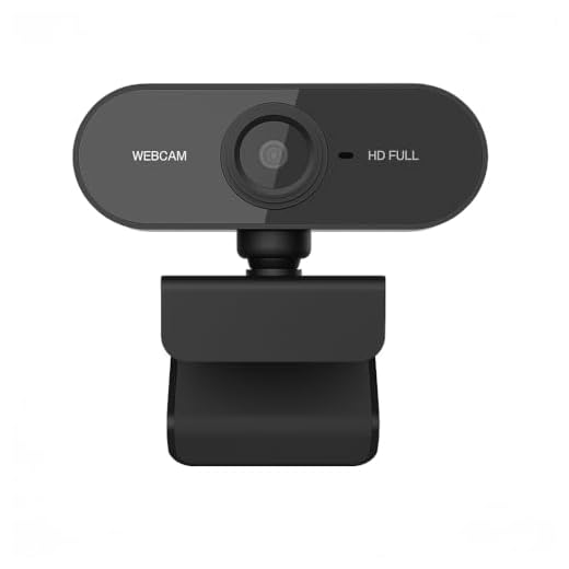 Top 1 Webcam Premium Full HD 1080p com Microfone, USB Plug & Play, Foco Automático – Para PC, Notebook, Zoom, Teams, Meet Skype YouTube Discord e Mais – Ideal para Home Office Reuniões e Videochamadas