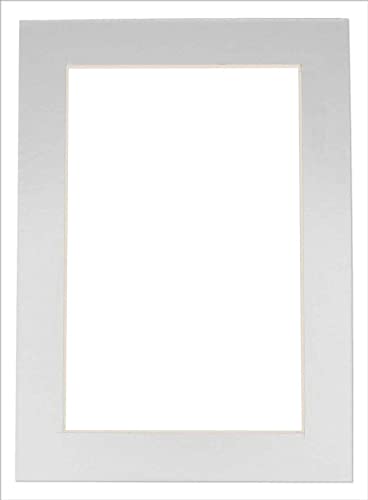 20x30 Mat for 24x36 Frame - Precut Mat Board Acid-Free Metallic Silver 20x30 Photo Matte For a 24x36 Picture Frame, Premium Matboard for Family Photos, Show Kits, Art, Picture Framing, Pack of 1 Mat