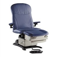 كرسي طب الأقدام Midmark 647-003 647، غير قابل للبرمجة مع دوران، بدون أوعية وأعلى تنجيد، ممتاز