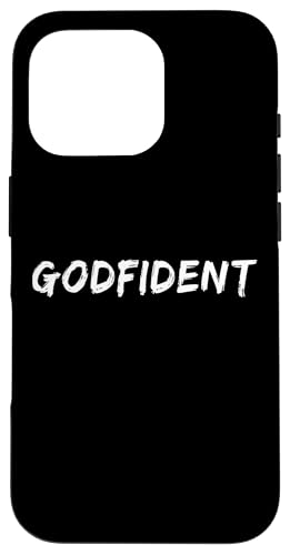 Godfident �N���X�`���� �M�� �_�ւ̐M�� �@������ �X�}�z�P�[�X iPhone 16 Pro �p