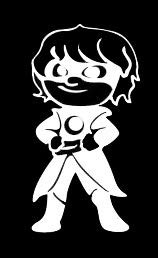 LLI PJ Masks Villain Luna Girl | Decal Vinyl Sticker | Cars Trucks Vans Walls Laptop | White | 5.5 x 2.9 in | LLI1070