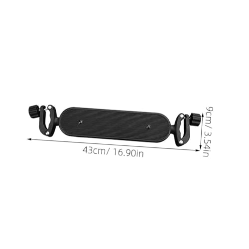 Accessoires poussette classique avec cette pédale de poussette réglable noire - 2