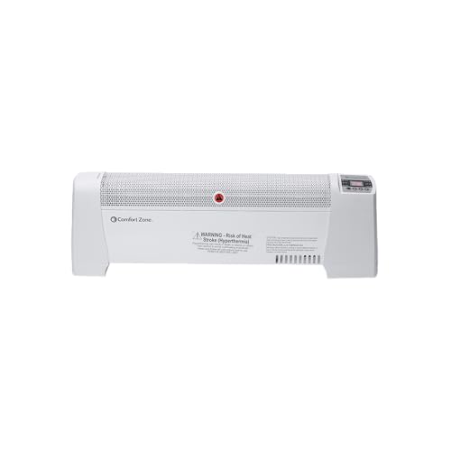 Comfort Zone CZ650BWT Baseboard Space Heater With Digital Thermostat, Electric thumb #10