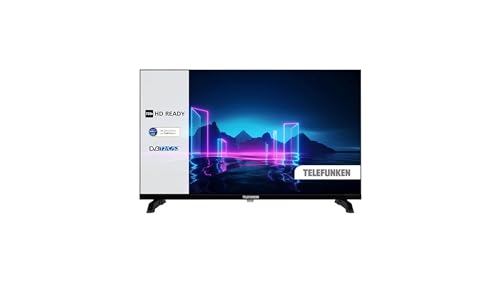 TELEFUNKEN TE24900B56YXD - TV 24 Pollici (60 cm), DVB-T2/C/S2, HEVC (H.265), colore Nero