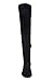 Kenneth Cole REACTION Women's Wind-y Over the Knee Stretch Boot, Black, 6.5 M US