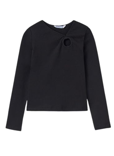 Chemise manches longues fille Mayoral noire 10 ans | Idée cadeau chic