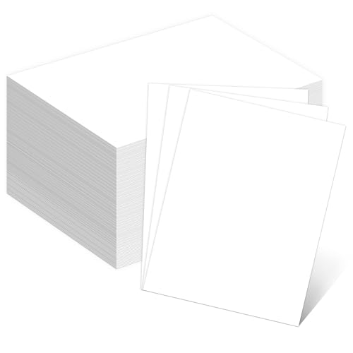 110lb White Cardstock 8.5x11, Goefun 100 Sheets Heavyweight Card Stock by Goefun - Used condition - US$19.14