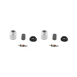 1 noyau de tige de valve 2 ensembles de 4 pièces de capteurs de pression de pneus pour roues Kit de service de reconstruction TPMS Pack de service