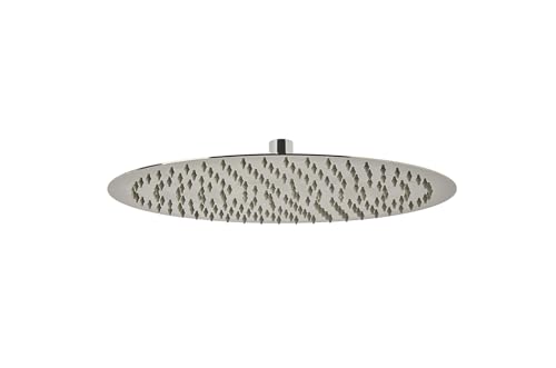 Gala - Rociador Circular de 25 cm con Sistema Antical Easy Clean, en Acabado Metálico - Modelo G3979000