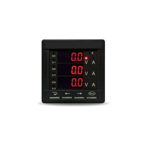 Compteur triphasé 500V 5A intégré au tableau pour le suivi énergétique des ateliers