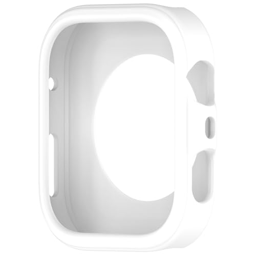 [CYBERGARAGE] For HUAWEI WATCH FIT 5 Pro �P�[�X �ϏՌ� �J�o�[ �V���R�� �\�t�g�V���v�� (�z���C�g)