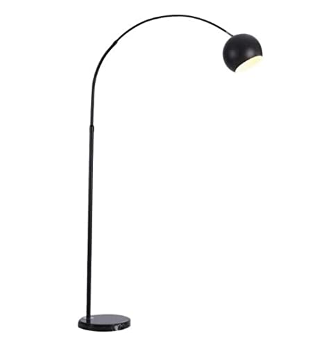 DANNMPX Lampara Pies Lámpara De Pie Hierro para Pesca, Base Mármol, Altura Nórdica Ajustable, Luz Suelo, Estudio para Dormitorio, Sala Estar, Sofá De Salon