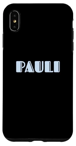 Elegant Pauli Vintage Art Deco Light Blue/Lavender Font �X�}�z�P�[�X iPhone XS Max �p