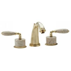 PhylrichK338D_OEB - Valencia Lavatory Faucet Beige Marble Lever Handles