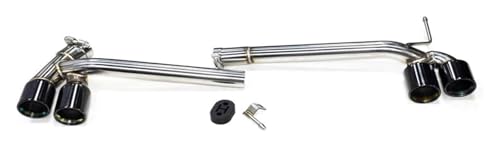 Punta de escape negra para BMW F32 420i con silenciador de acero anticorrosivo