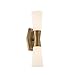 WAC Lighting Locke 18in LED Wall Sconce 3000K in Aged Brass
