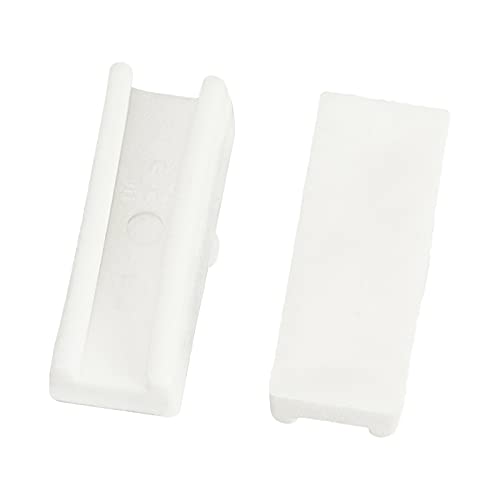 Benecreat Pair Of 12 Plastic Pliers Tips White Flat Nose Pliers Replacement Tips(25X9.5X7.5Mm) For Jewelry Making Metal Forming Wiring Tool #TOP10