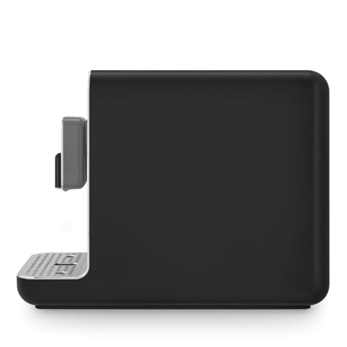 Smeg, Machine à Café Expresso Automatique BCC11BLMEU, Broyeur à grain intégré, Système Thermoblock, Réservoir d'Eau 1,4 L, Bac Récupérateur Amovible, Dimensions Compactes, 1350W, Noir